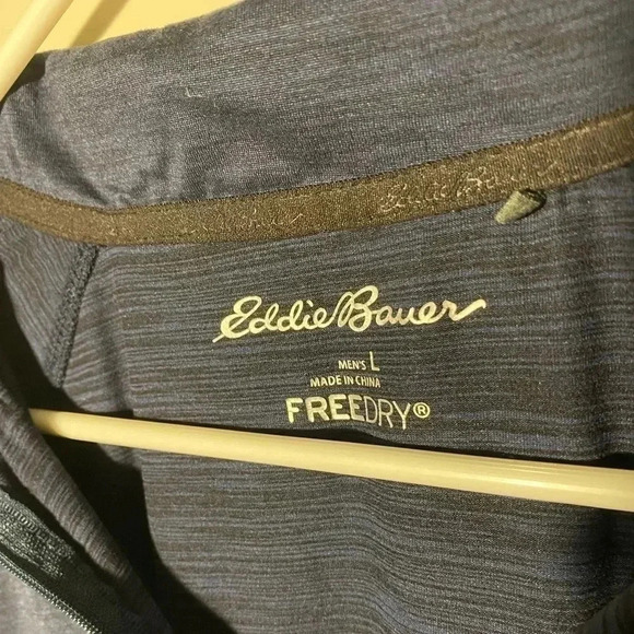 Eddie Bauer Men's Midweight FreeDry 1/4 zip | Large - Picture 4 of 8